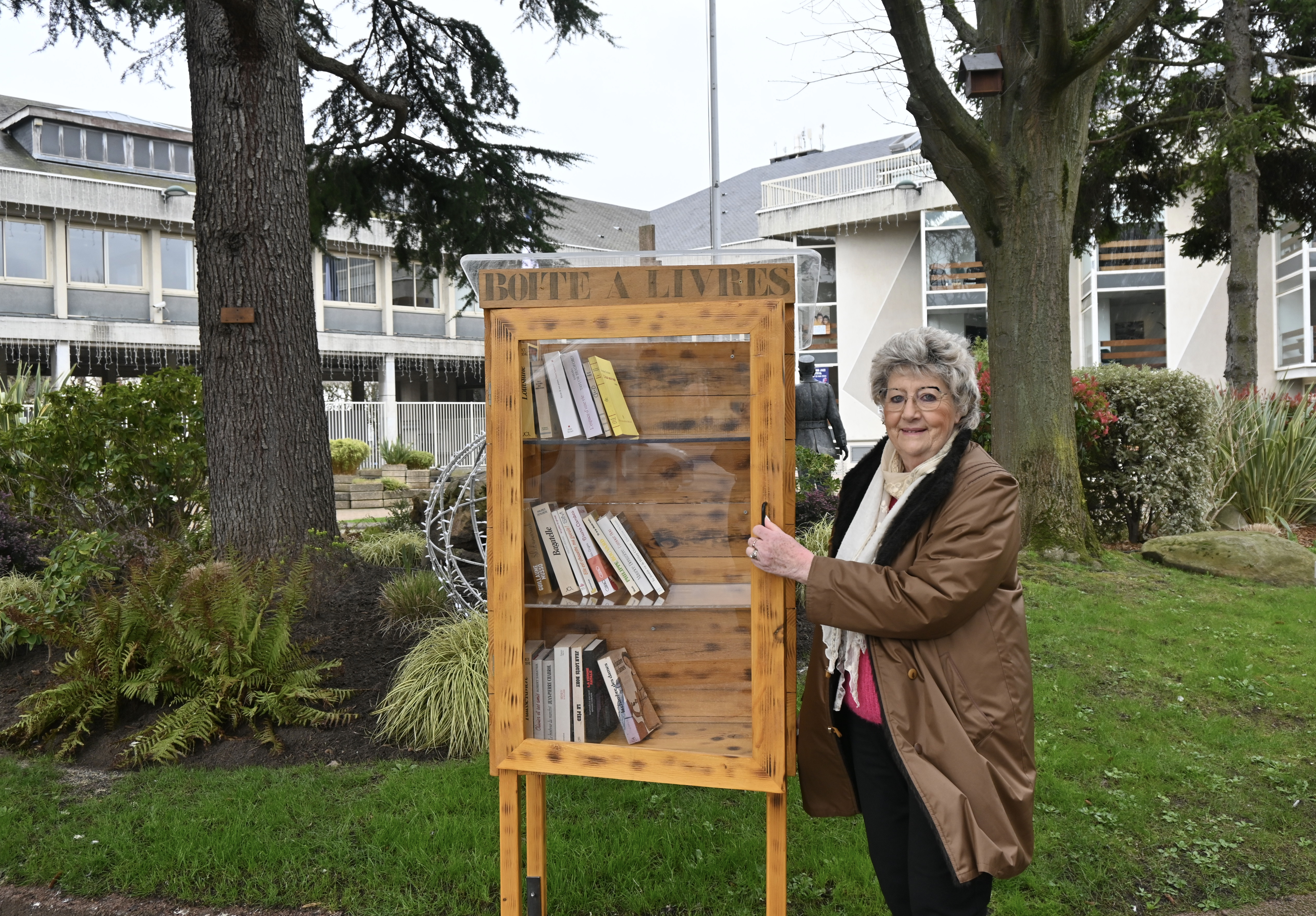 Installation d’une nouvelle boîte à livres