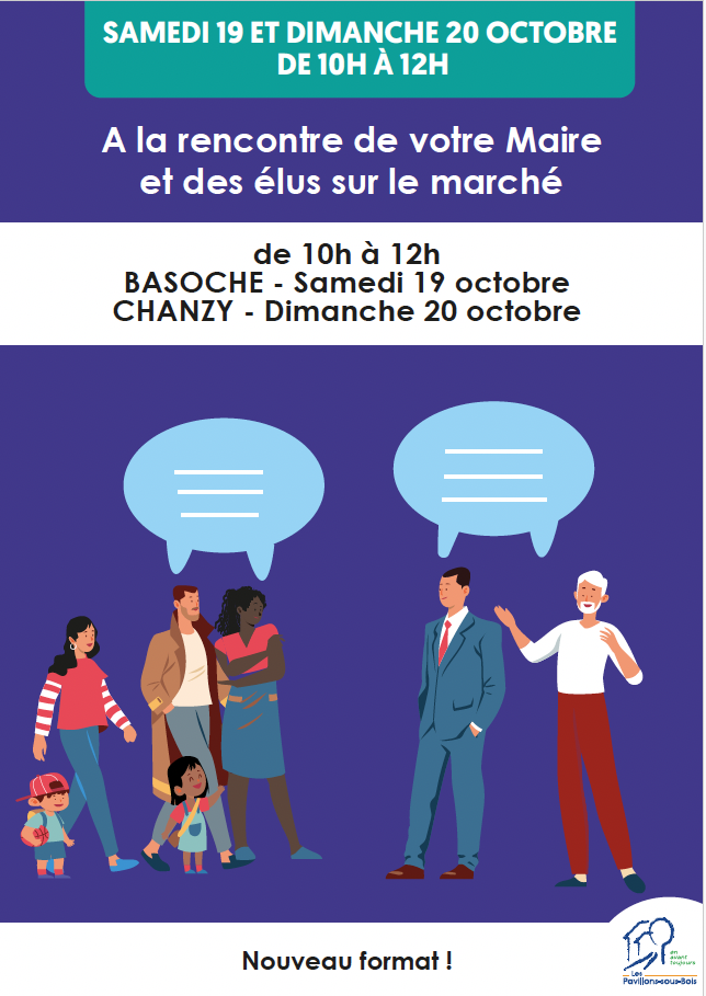 Rencontrez votre Maire et les élus sur le marché