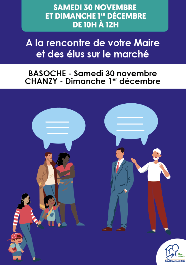 Rencontrez votre Maire et les élus sur le marché