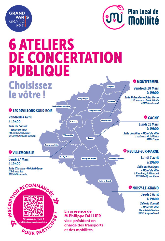Ateliers de concertation Plan Local de Mobilité (PLM)