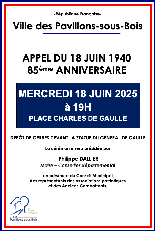 Commémoration de l'Appel du 18 juin