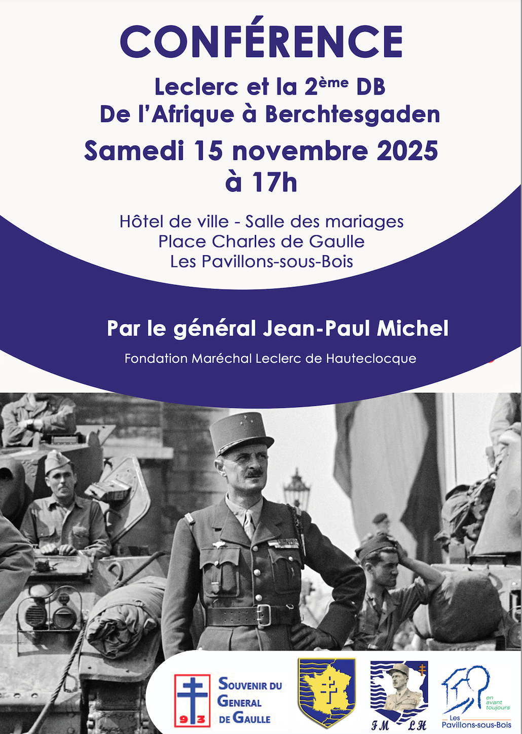 Conférence Leclerc et la 2ème DB de l'Afrique à Berchtesgaden